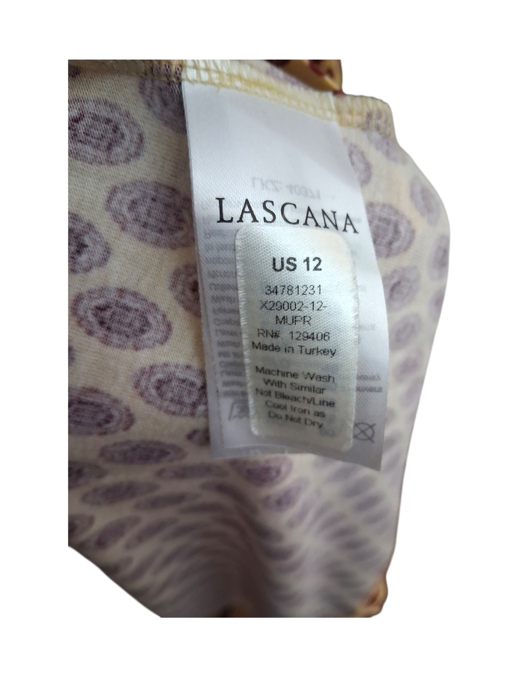 Lascana Sleeveless Printed Mini Dress Womens Size 12 - Picture 5 of 8